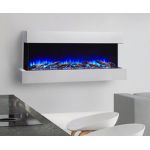 SimpliFire 55 Scion Trinity 3-Sided Linear Electric Fireplace - SF-SCT55-BK