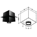 DuraVent 8" DuraTech 11" Square Ceiling Support Box - 8DT-CS11-2