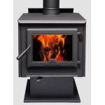 True North TN20 Wood Stove with Legs - Metalic Black - Series B - TN31010009