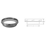 Selkirk MetalBest 8 Inch Ultra-Temp Chimney Pipe Adapter - 258240 - 8T-CPA