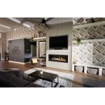 Living room fireplace