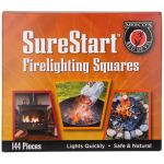 Meecos Red Devil Firelighting Squares - 144 pack - Part Number 419