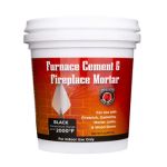 Meecos Red Devil Furnace Cement / Fireplace Mortar - Black - Pint - Part Number 1333