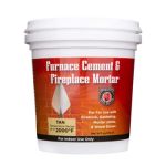 Meecos Red Devil Furnace Cement / Fireplace Mortar - Buff/Tan - Pint - Part Number 1373