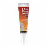 Meecos Red Devil Black Silicone - 2.8 oz Tube (500 F) - Part Number 600B