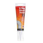 Meecos Red Devil Clear Silicone - 2.8 oz Tube (500 F) - Part Number 600C