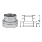Selkirk 5x8 Direct-Temp To 4x6 Direct-Temp Reducer - 1605364 - 5DT-R4