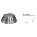 Selkirk 5x8 Direct-Temp Storm Collar - 1605810 - 5DT-SC
