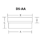 Selkirk MetalBest 6" Ultra-Temp Appliance Adapter - 256245 - 6DS-AA