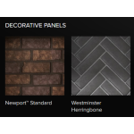 Napoleon Riverside Outdoor Gas Fireplace decorative panels