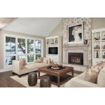 Fireplace in living room