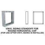 Selkirk 5x8 Direct-Temp Vinyl Siding Standoff For Round Horizontal Cap (For 5DT-HCR) - Use AFTER Vinyl Siding Installed - 2006470 - 5DT-VSKB