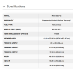 Riverside Outdoor Gas Fireplace specis