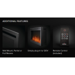 Napoleon Entice Electric Fireplace additional features