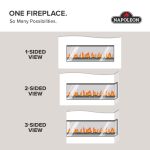 Astound FlexMount Electric Fireplace views