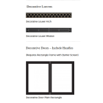 White Mountain Hearth Keystone Deluxe 36 B-Vent Fireplace Louvers and doors