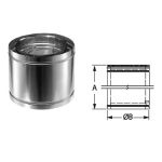DuraVent 16 DuraChimney II 36 Length Pipe SS - 16DCA-36SS