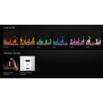 Napoleon Luminex Electric Fireplace Flame Colors and additional features