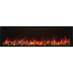 Napoleon Astound Built-in Electric Fireplace NEFB74AB flame close up