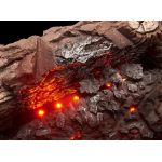 Woodland 18 Electric Log Set close up of lights