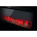 Napoleon Entice Electric Fireplace driftwood logs