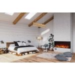 Astound FlexMount Electric Fireplace Smart installed