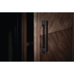 Napoleon Hayworth Media Console with 30 Inch Firebox cabinet hardware detail