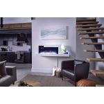 Stylus Cara Elite Electric Fireplace installed in living room or den