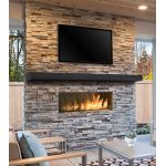 Pearl Mantel Linear Non-combustible 60" Shelf - Onyx Finish