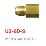 Skytech U3-6D-S (3/8 flare to 1/2 FIP) - U3-6D-S
