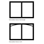 White Mountain Hearth Tahoe Deluxe 42 Direct-Vent Fireplace - DVD42FP30 doors