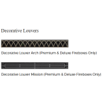 White Mountain Breckenridge Firebox Deluxe Stove - Decorative Louvers