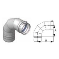 M&G DuraVent 12'' FasNSeal 90 Degree Elbow - FSELB9012 // FSELB9012