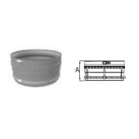 M&G DuraVent FasNSeal 250mm Male to 10'' Female Appliance Adapters - FSA-197-8F // FSA-250-10F