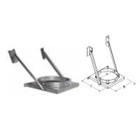 M&G DuraVent 14'' DuraTech Tee Support Bracket - 99372GA // 14DT-TSB