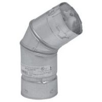 Metal-Fab Pellet 45 Degree Elbow - 4P45