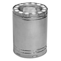 Metal-Fab Temp Guard Chimney Pipe 10" x 24" - Galvanized - 10TG24