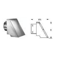 M&G DuraVent PelletVent Pro Square Horizontal Cap - 4PVP-HSC // 4PVP-HSC