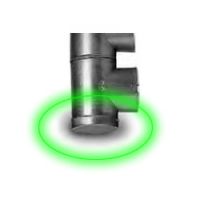 Security Chimneys 10'' Secure Temp ASHT Tee Cap Galvanized - 10TC