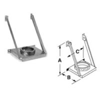 Security Chimneys 10'' Secure Temp ASHT Tee Support - 10SM