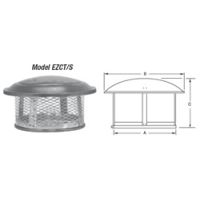 Selkirk MetalBest Ultra-Temp 14" EZ Top w/ Spark Arrestor 14S-EZCT/S