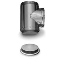 Security Chimneys 5'' Secure Temp ASHT Insulated Tee (TCS Included) - 5TI