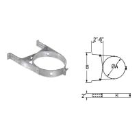 M&G DuraVent 6'' DuraPlus Adjustable Wall Strap - 9069 // 6DP-AWS