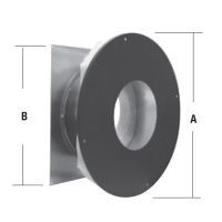 -Selkirk MetalBest Ultra-Temp 6'' Wall Thimble UTS - 6T-IWT