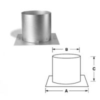 Security Chimneys 6'' Secure Temp ASHT Radiation Shield - 6RS