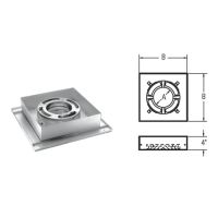 M&G DuraVent 8'' DuraPlus Flat Ceiling Support Box - 9247N // 8DP-FCS