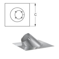 M&G DuraVent 8'' DuraPlus 0/12-6/12 Roof Flashing - 9249V // 8DP-F6