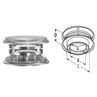 M&G DuraVent 7'' DuraTech Chimney Cap - 9584 // 7DT-VC