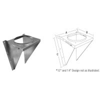 Selkirk MetalBest 7" Ultra-Temp Wall Support Kit - 7T-WSK