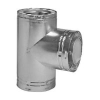 Metal-Fab Temp Guard Insulated Tee w/Tee Cap - 7TGST